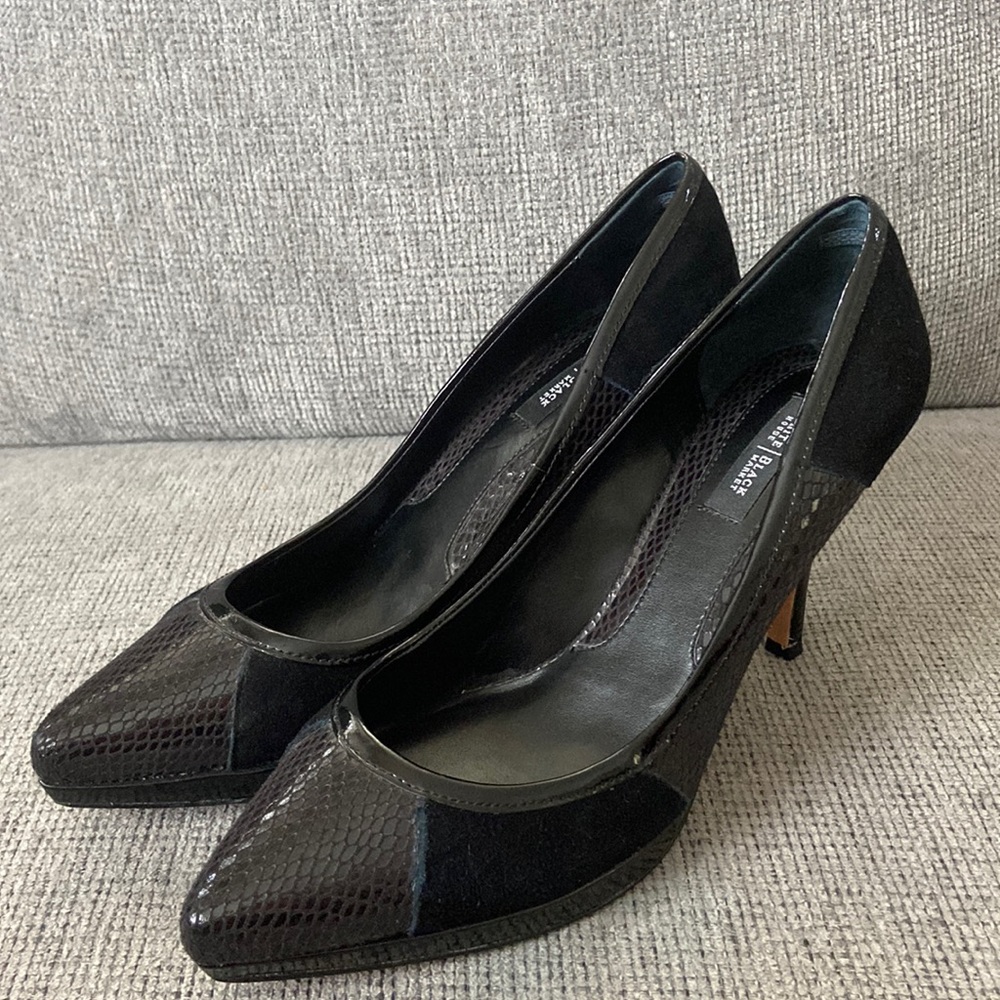 White House Black Market black pumps women’s size 7.5 leather soles